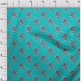thumbnail image 2 of oneOone Georgette Viscose Fabric Flower Artistic Printed Craft Fabric BTY 42 Inch Wide, 2 of 4