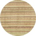 thumbnail image 1 of Ahgly Company Indoor Round Abstract Bronze Brown Abstract Area Rugs, 6' Round, 1 of 6