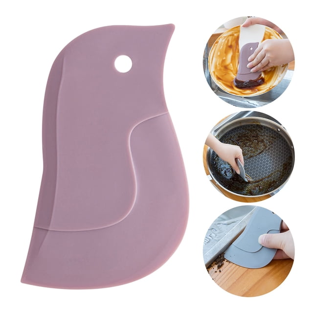 Dvkptbk Squeegees Tool Penguin Soft Scraper Household Kitchen Scraper Scraper Oil Scraper Oil-Stained Baking Kitchen Gadget Cleaning Supplies