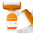thumbnail image 1 of Growsl Repair Agent Wall Roller Paint 2 In 1 Roller Brush Wall Tool Wall Rolling Brush Roller Wall Paint Paste Portable Wall Paint Tool For Repairing Latex Paint Wall 500ml White, 1 of 4