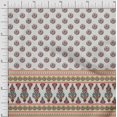 thumbnail image 1 of Soimoi Poly Georgette Fabric Stripe,Leaves & Floral Panel Printed Fabric 1 Yard 42 Inch Wide, 1 of 2