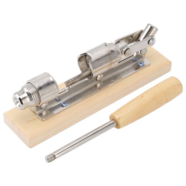 SHAR Desktop Mechanical Nut Cracker Tool Metal Walnut Pecan Opener Clip with Handle Lever Type