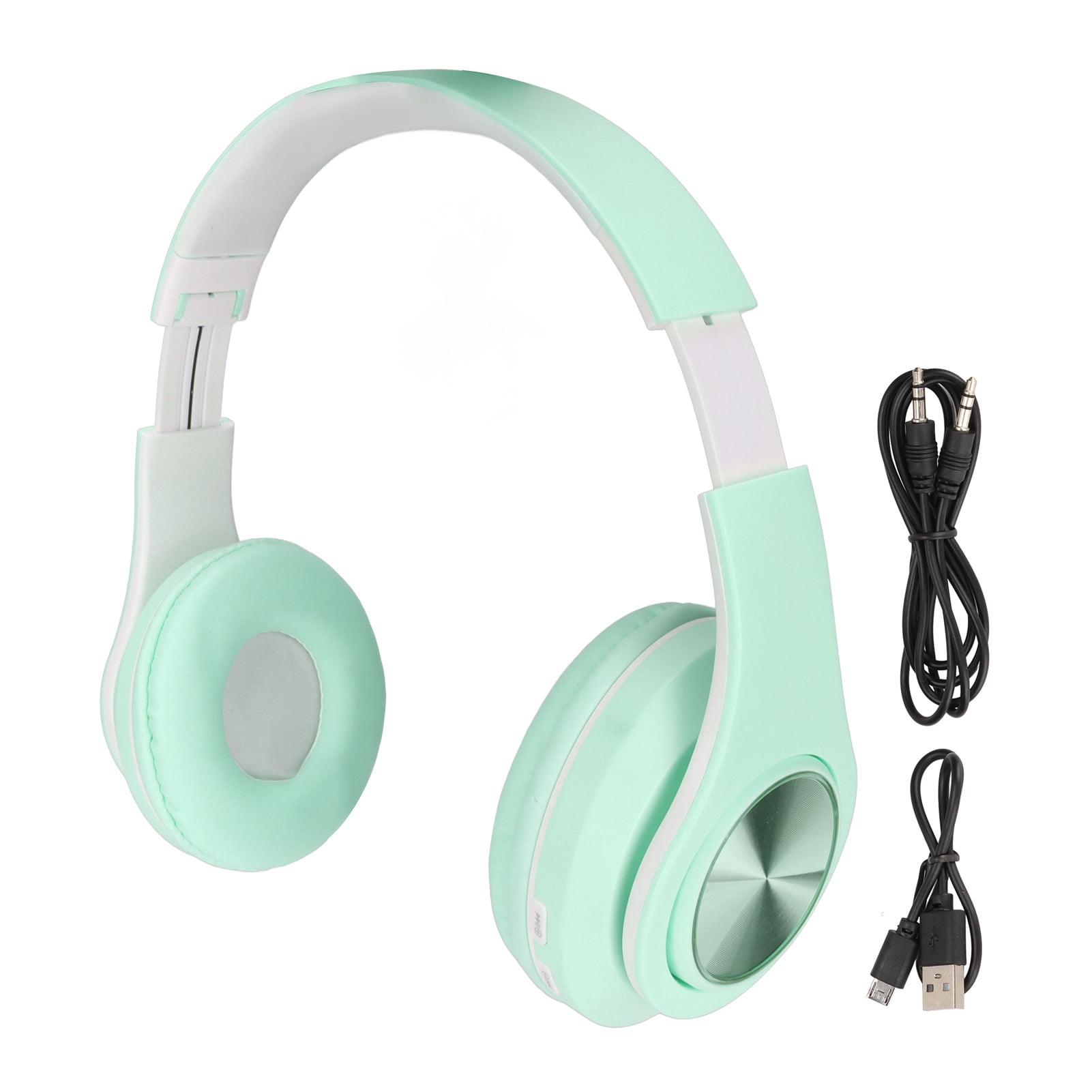 Over Ear Headphone, Clear Bass Stable Support Memory Card RGB Headset For Tablet Pink,Yellow,Green