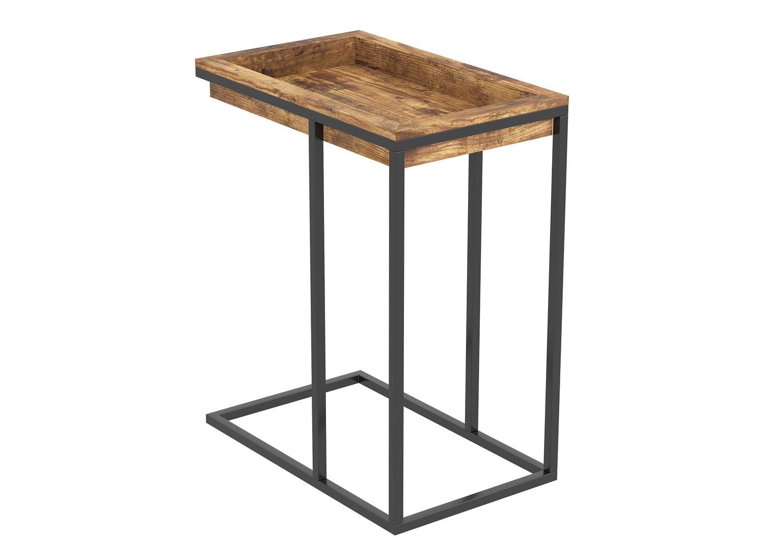 Side Table. End Table Living Room. Bedside Table or Night Stand. Small Entry Table. Easy To Assemble. Reclaimed Wood Look