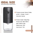 thumbnail image 2 of DAMAIE Portable Electric Burr Coffee Grinder 1800mAh Rechargeable, 2 of 7