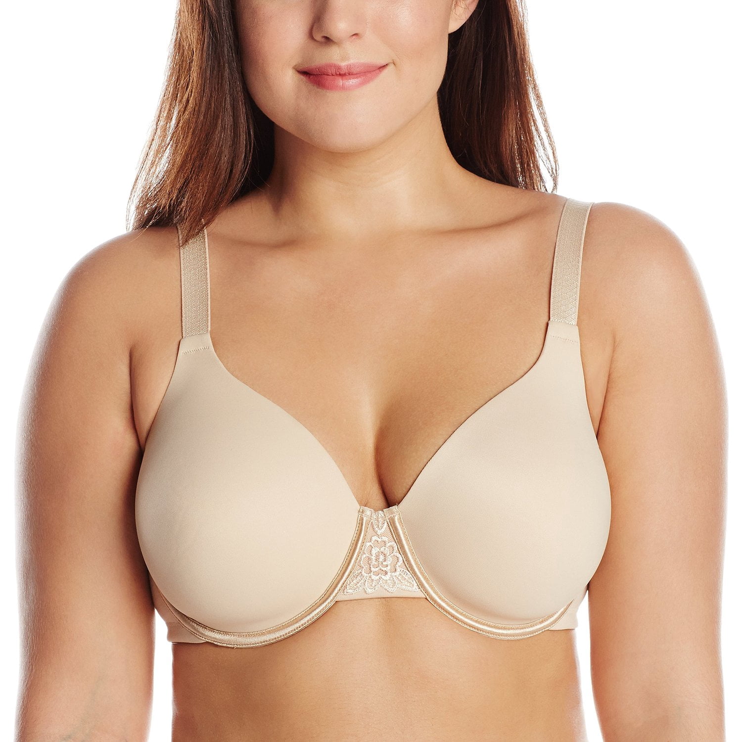 Vanity Fair Womens Beauty Back Full Figure Underwire Bra, 42C, Damask Neutral