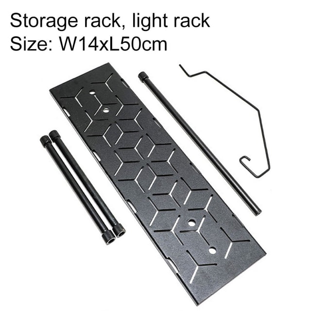 GLFILL 1 Set 25-50cm Camping Table Accessories Table Multifunction Expansion Parts Outdoor Camping Ultralight Table Expansion Tools Rack+lamp holder