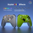 thumbnail image 3 of EasySMX X05 Wireless Controller for Switch/PC/Android- Bluetooth Controller Gamepad with Hall Effect Joysticks and Trigger, Turbo, Rumble Vibration, RGB -Green, 3 of 14