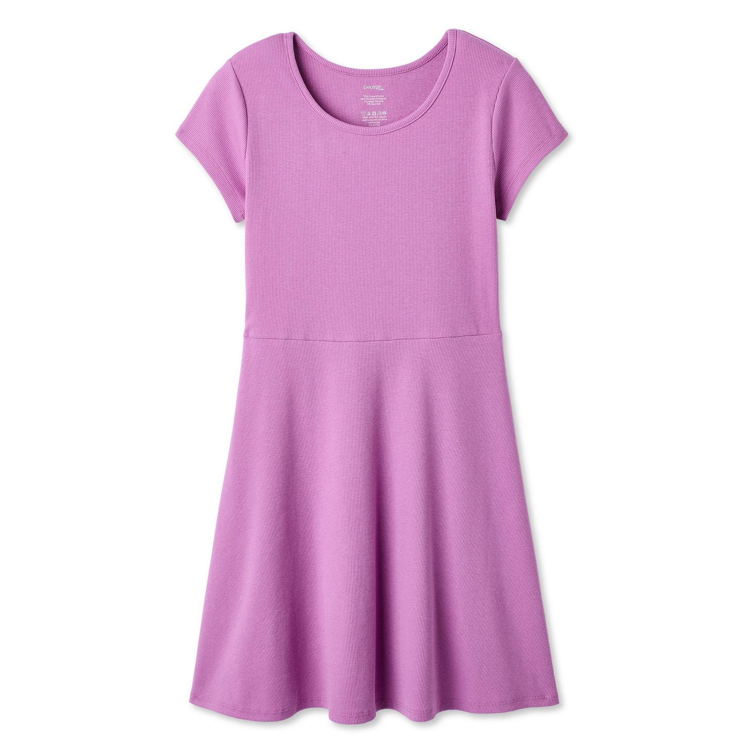 Robe côtelée George pour filles