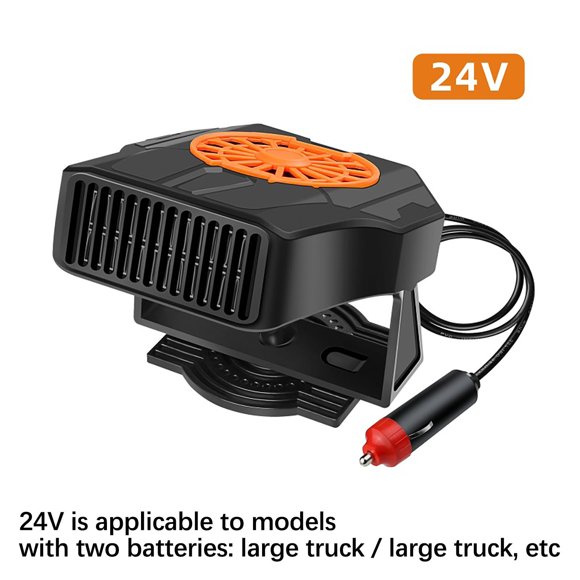 EGNMCR Space Heaters for Indoor Use Universal Mini Car Heater, Windshield Defogger Defroster, New Convenient 12V/24V Car Heater Defroster Auto Heating Fan, Portable Car Fan Heater Defroster Air heater