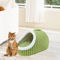 thumbnail image 4 of Jpxdew Grand Lit pour Animaux, Conception Semi-Fermée, Lavable, pour Chats, Chiens, Portable, 18x12x10 Pouces, 4 of 6