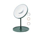 thumbnail image 1 of Miroir de Maquillage à DEL avec Lumière, Miroir pour le Visage avec Rangement, Miroir de Coiffeuse de Bureau Rotatif avec Lumière, Variateur Réglable, Miroir Cosmétique USB, Utilisation Grand, 1 of 7