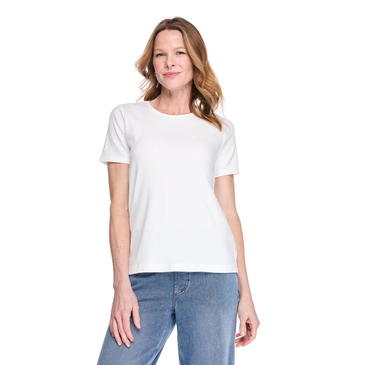 T-shirt à encolure ras du cou Iyla pour femmes