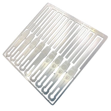 9X Mini Bâton de Meulage de Détail en Acier Inoxydable Outils de Construction de Modèles pour Décoration Portative Gundam