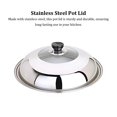 thumbnail image 4 of relayinert Couvercle de Casserole en Acier Inoxydable Fiable et Polyvalent pour la Cuisson Robuste et Durable 1 Ensemble, 4 of 6
