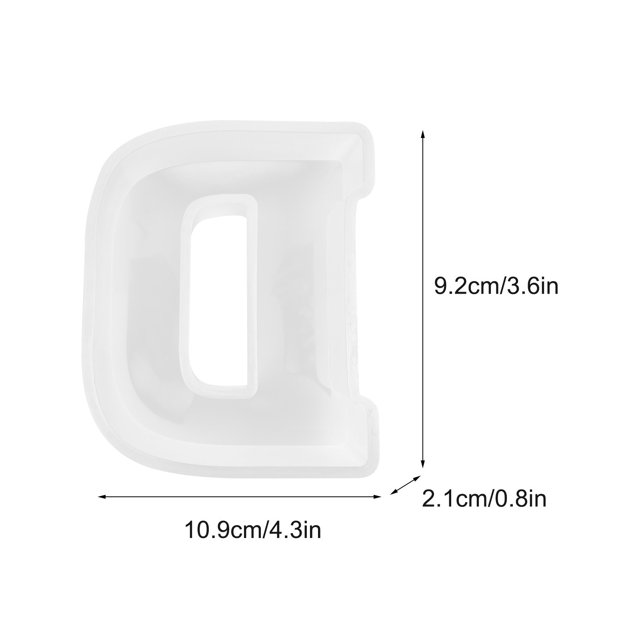 CEHVOM Moule à Gâteau Alphabet en Silicone Lettres Anglaises