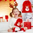 thumbnail image 4 of Meitianfacai Christmas Flannel Bag Christmas Apples Candy Packaging Bag Christmas Gift Bag Drawstring Bag Flannel Small Bag With Drawstring 7.87x5.91in, 4 of 6