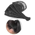 thumbnail image 2 of transemion 5pcs Hair Net for Making Ponytail Weaving Net Wig Caps Hair Accessories black, 2 of 9