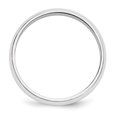 thumbnail image 2 of 14k White Gold 5mm Half-Round Band Size 9, 2 of 4