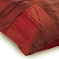 thumbnail image 2 of The HomeCentric Housse de Coussin Rouille Texturée Coussins Décoratifs Lot de 2 14x14 Pouces (35x35 cm) Housses de Coussin en Soie Broyée Carrée Rouille Couleur Unie Housse de Coussin Style Canapé - Rouille de Rêve, 2 of 2