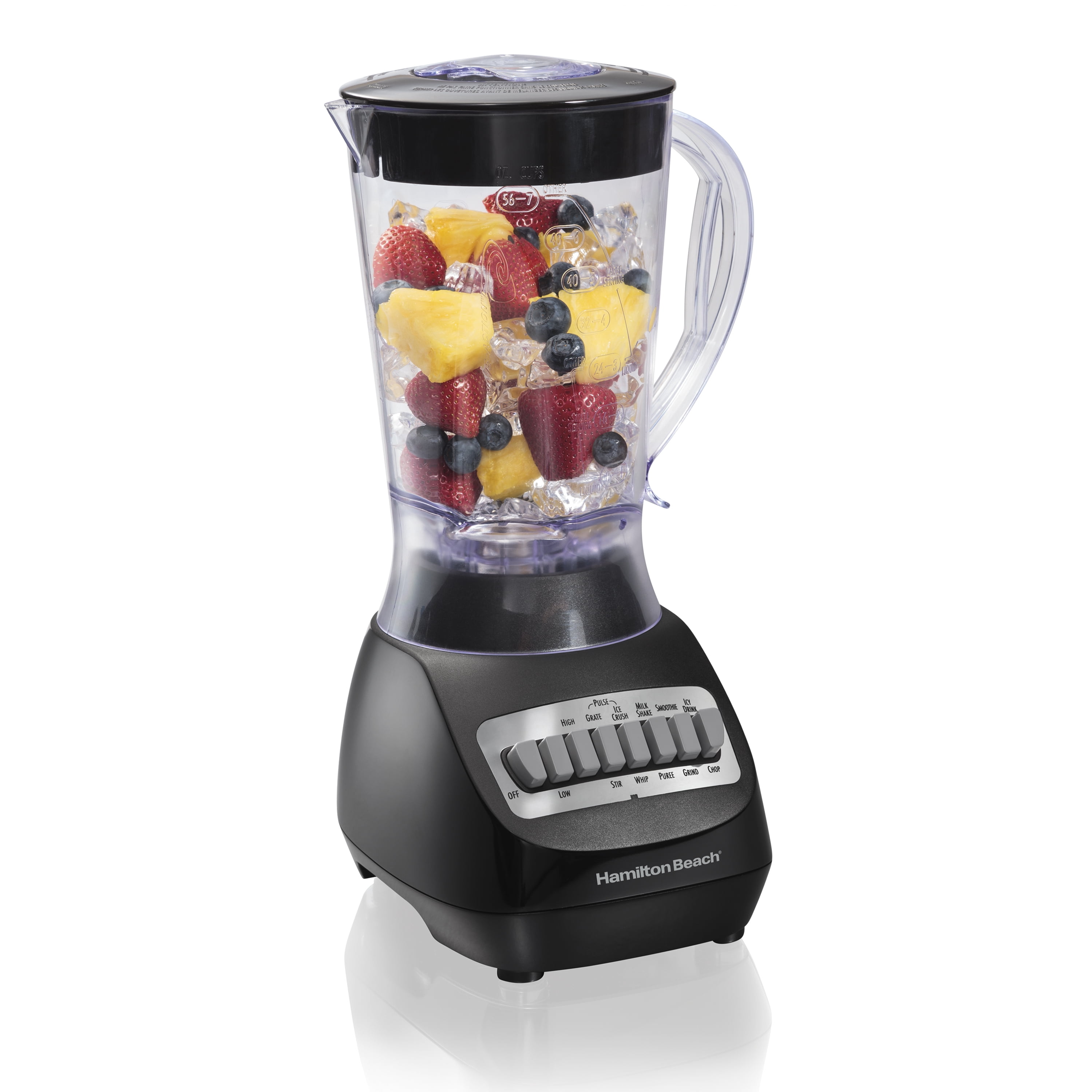 Hamilton Beach Smoothie Blender, 10 speed, stainless steel blades  50190C