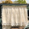 thumbnail image 4 of Embroidery Lace Car Window Curtain, Breathable Mesh & Sun Protection for Baby/Child Safety, 4 of 6