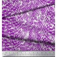 thumbnail image 3 of Soimoi Georgette Viscose Fabric Snake Animal Skin Print Sewing Fabric Yard 42 Inch Wide, 3 of 3