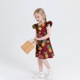 thumbnail image 3 of RXIRUCGD 2025 Vêtements d'Été pour Enfants Robe d'Été à Manches à Volants pour Filles 4-14T, 3 of 7