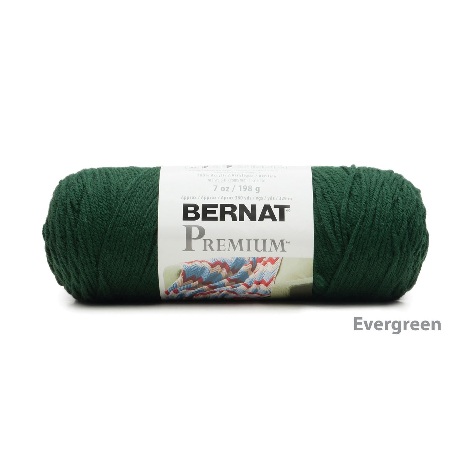 "Bernat® Fil Premium™, Acrylique #4 Moyen, 7oz/198g, 360 Yards"