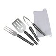 thumbnail image 1 of Avon Ensemble de 3 Outils de BBQ Pliants Noir et Argent 18 Pouces, 1 of 3