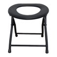 thumbnail image 3 of S SERENABLE Portable Camping Toilet Seat Bedside Commodes Multi-Uses for Adults Foldable, 3 of 9