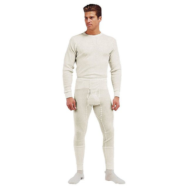Rothco Thermal Knit Underwear Top - Natural, X-Large