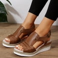 thumbnail image 2 of Kcodviy Sandales de Récupération à Bout Ouvert à Bride Arrière pour Femmes Sandales pour Femmes Vacances Chaussures Bohèmes Sandales de Douche Sandales Compensées pour Femmes, 2 of 9