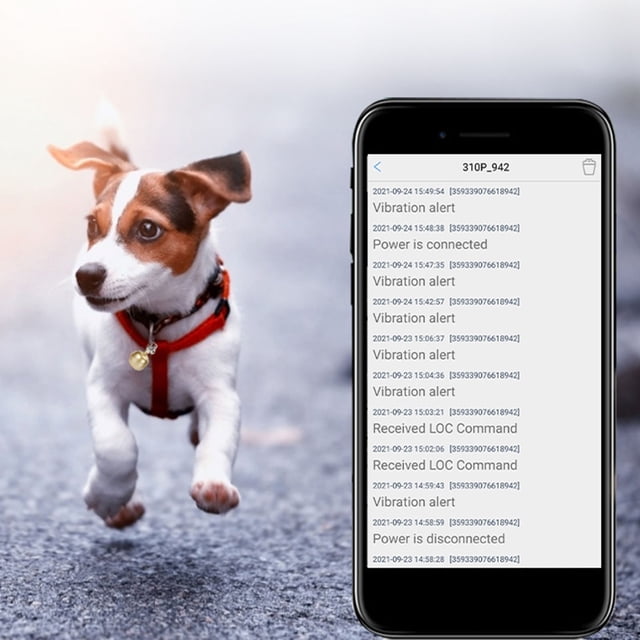 Cameland Dog Gps T-Racker Real Time Pet Gps T-Racker Location and Activity T-Racking Collar with Alarm For Dogs and Cats App Control