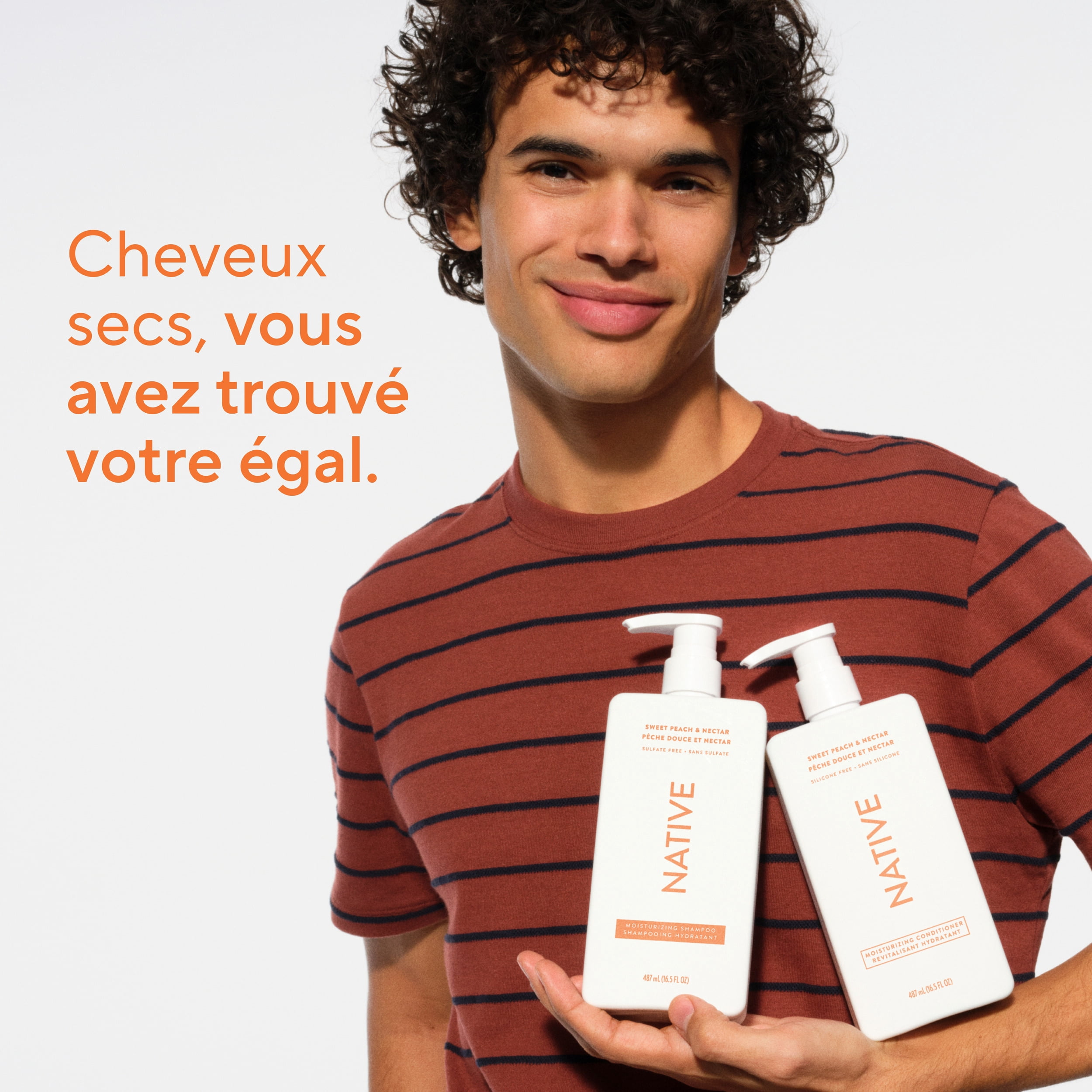 Revitalisant hydratant Native Pêche douce et nectar, 487 mL