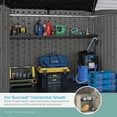 thumbnail image 2 of Suncast Trousse d'Étagères pour Remise Horizontale/TG Verticale, Rangement Extérieur Mural, Noir, 2 of 12