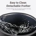 thumbnail image 4 of Detachable Milk Frother 11.84oz/350ml Electric Milk Frother and Steamer with Touch Control 400W 4 in, 4 of 8