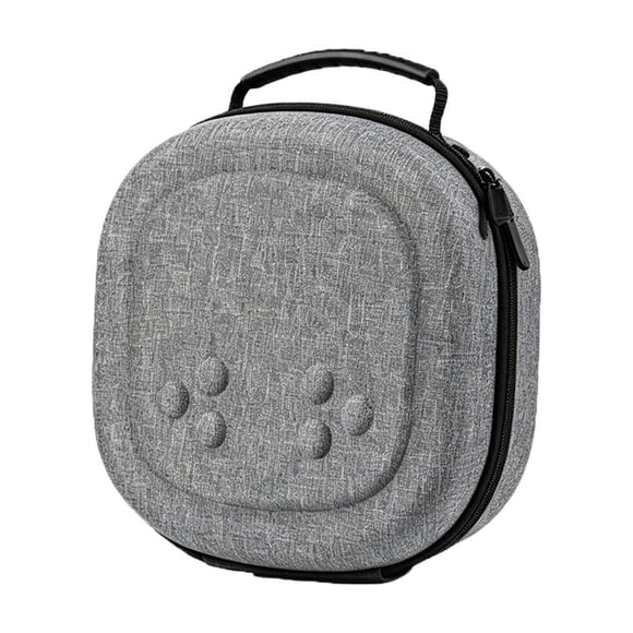 Étui Rigide Portable pour Casque VR et Manettes Tactiles, Sac de Rangement de Voyage Étanche et Antichoc avec Poches en Maille pour Accessoires, Organisateur - Pochette de Transport Protectrice en EVA pour l'Équipement de Jeu Meta Quest