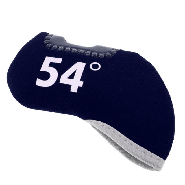 jinwen Golf Club Iron Putter Headcover Head Cover Protector 54 Degree Navy Blue