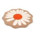 thumbnail image 1 of Flower Carpet Bathroom Mat Washable Soft Decorative Area Rug for Living Room Entrance Polyester Fiber Home, 1 of 6