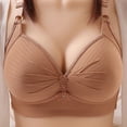 thumbnail image 2 of Yuzhih Everyday Bras for Women No Underwire Seamless Full Coverage Wireless Non-padded Plus Size Bralettes, 2 of 3