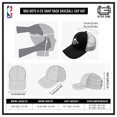 thumbnail image 5 of Ultra Game Boys' Standard Youth Ultimate Snap Back Baseball Cap Hat Black, 5 of 5
