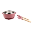 thumbnail image 4 of Bol en Acier Inoxydable Ensemble de Vaisselle pour Enfants Bol Silicone de Qualité Alimentaire Bol Alimentaire Doublé en Acier Inoxydable Ensemble de Trois Pièces Silicone de Qualité Alimentaire, 4 of 6