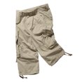 thumbnail image 4 of FAIWAD Men's Casual Elastic Waist Zipper Multi-Pockets Short Pants Drawstring Hem Loose Outdoor Shorts, 4 of 6