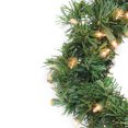 thumbnail image 4 of Allstate Pre-Lit Artificial Deluxe Windsor Pine Christmas Wreath - 10" - Clear Lights, 4 of 4