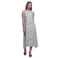 thumbnail image 1 of Bimba Robe de Plage Dos Nu Imprimée à Fleurs pour Femmes, Col Halter, Petite Taille, 1 of 6