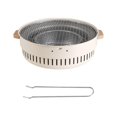 thumbnail image 3 of koolsoo Barbecue au Charbon de Bois, Réchaud de Camping, Grill Extérieur pour Plage, Intérieur avec Grille, 3 of 9