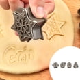 thumbnail image 1 of Amzcrzy Christmas Decorations, Christmas Cookies Cake Molds Cookies Molds 4 Pcs Set DIY Baking Cookies Molds Cakes Flipping Tools Pie Molds Suitable For Home Kitchens Cookies Molds, 1 of 6
