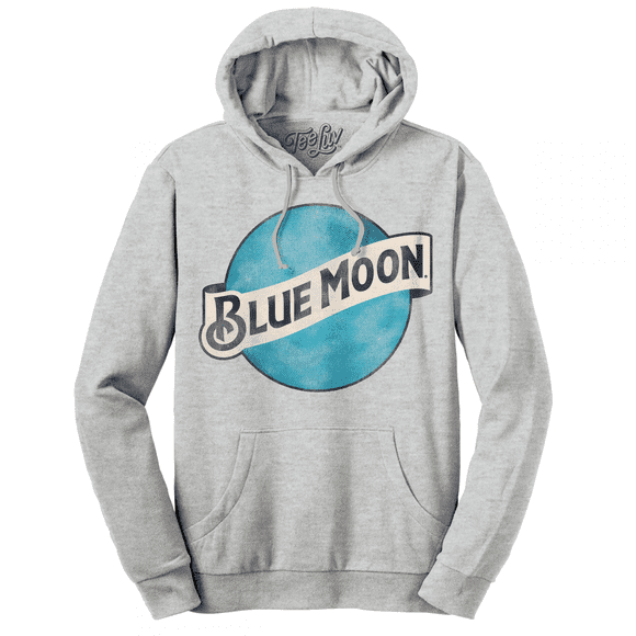 Blue Moon Beer Classic Logo Hoodie-Small
