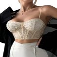 thumbnail image 1 of MesaSe Women‘s Summer Mini Sling Vest Sleeveless Backless Low Cut Mesh Sequins Crop Tops, 1 of 6